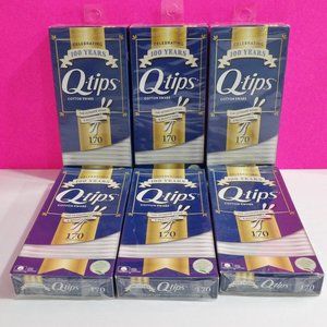 6 x 170 ct Q-tips Cotton Swabs Bundle
